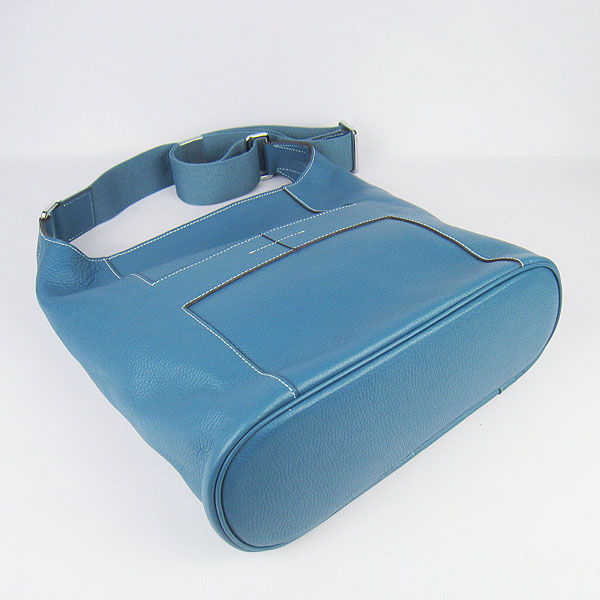 Knockoff Hermes Good News H Women Shoulder Bag Blue H2801 - Click Image to Close